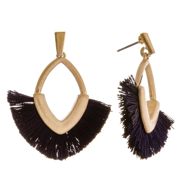 Wholesale fringe tassel drop earrings L