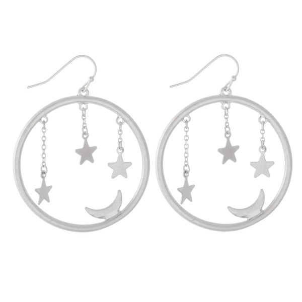 Wholesale star Dangle Moon Drop Earrings Diameter