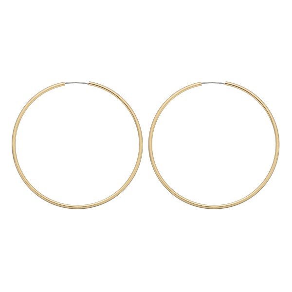 Wholesale genuine Brass Hollow Hoop Earrings Diameter