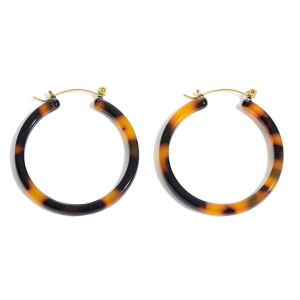 Wholesale acrylic Resin Hoop Earrings Diameter