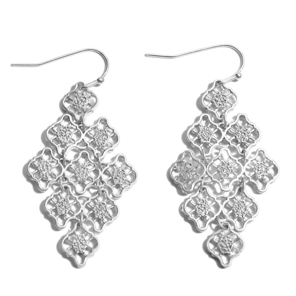 Wholesale metal Filigree Chandelier Earrings