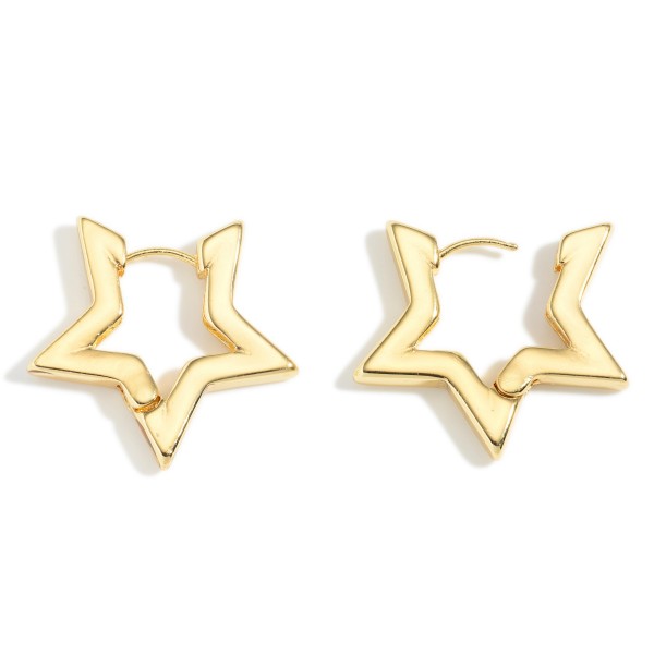 Wholesale star Hoop Earrings Diameter