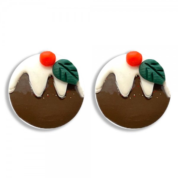 Christmas Polymer Clay Stud Earring

- Approximately 10mm Width