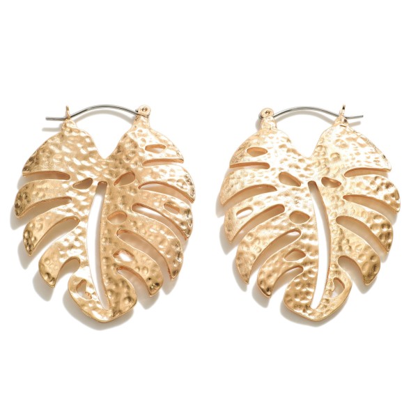 Wholesale metal Leaf Drop Earrings Long