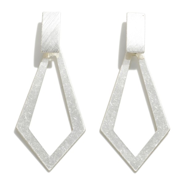 Wholesale geometric Metal Drop Earrings Long