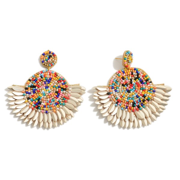 Wholesale beaded Statement Drop Earring L W