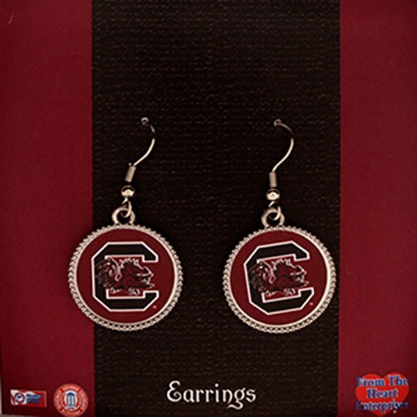Wholesale officially Licensed Collegiate Product University South Carolina Earri