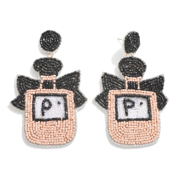 Wholesale seed Bead Perfume Bottle Drop Earrings L