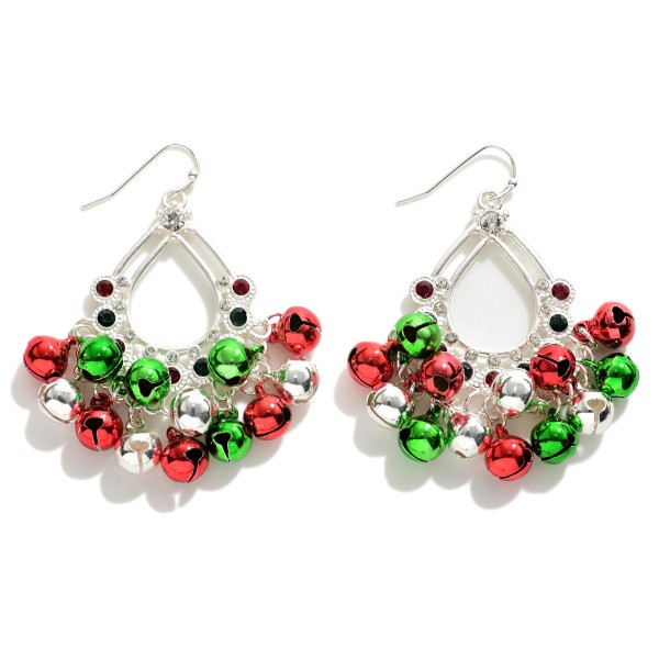 Wholesale teardrop Statement Earrings Bell Accents L