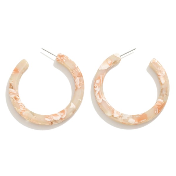 Wholesale large Acetate Hoop Earrings Diameter