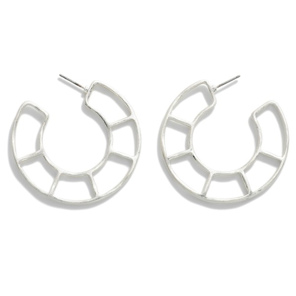 Wholesale divided Metal Hoop Earrings Diameter