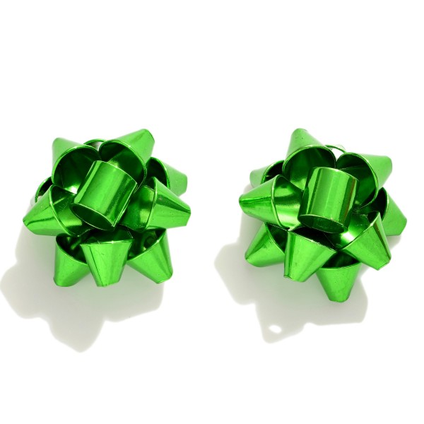 Wholesale christmas Bow Stud Earrings W