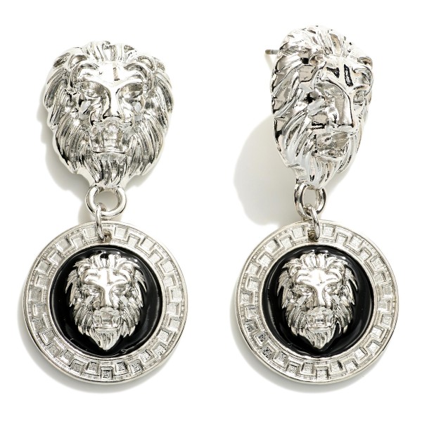 Wholesale metal Lion Drop Earrings Lion Charms L