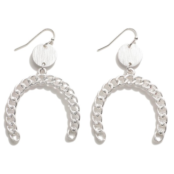 Wholesale chain Link Arch Drop Earrings L