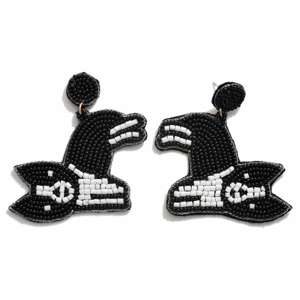 Wholesale seed Bead Dog Drop Earrings L
