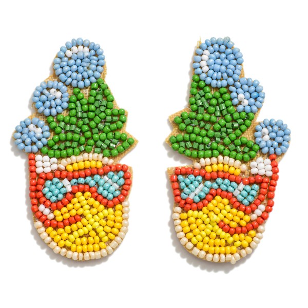 Wholesale seed Beaded Drop Earrings Summer Pineapple Sunglasses L