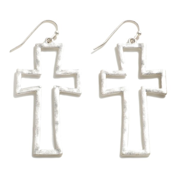 Wholesale metal Cross Drop Earrings L