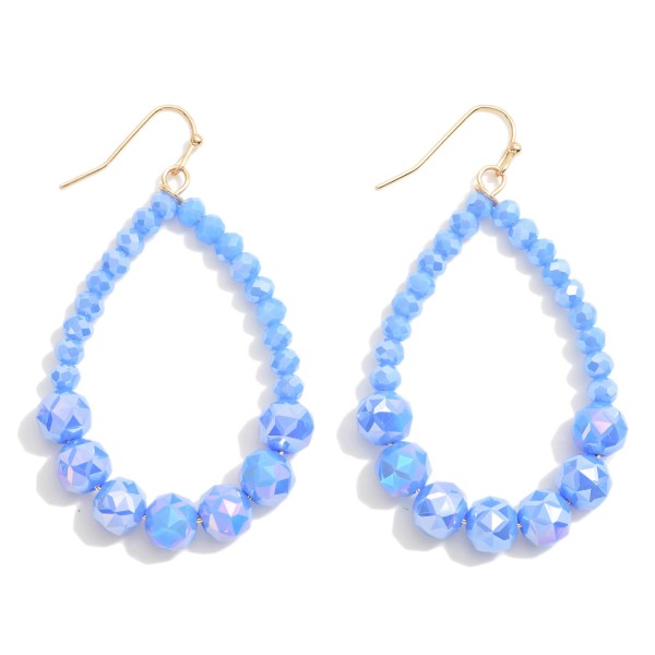 Beaded Teardrop Earrings

- Approximately 2.5" L