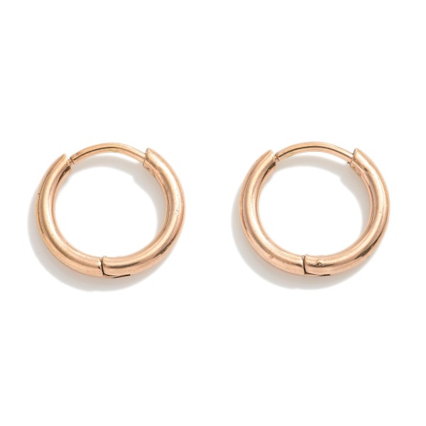 Wholesale stainless Steel Drop Hoop Earring L Stainless Steel Construction Handm