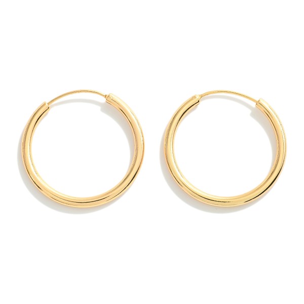 Wholesale k Gold Dipped Hoop Earrings Brass Base Hypoallergenic D Made Korea