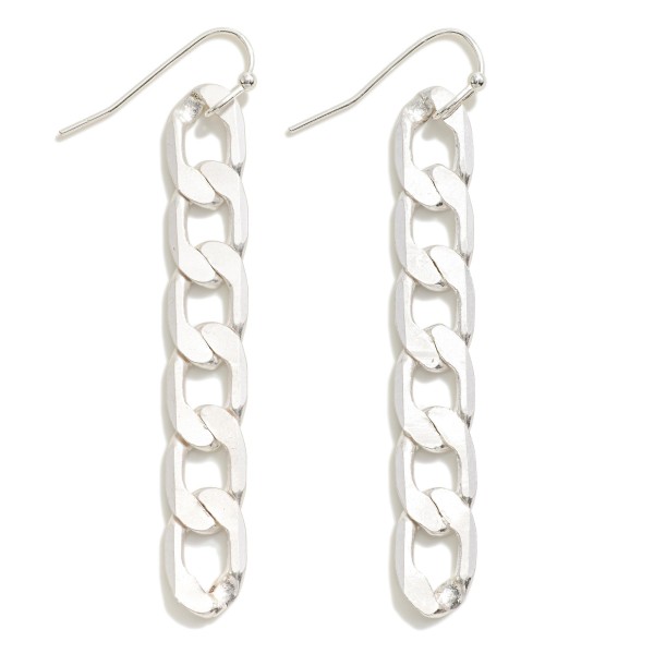 Wholesale worn Metal Chain Link Drop Earrings L
