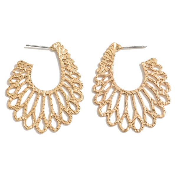 Wholesale metal Filigree Drop Earrings L