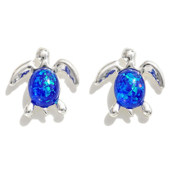 Wholesale metal Sea Turtle Stud Earrings L