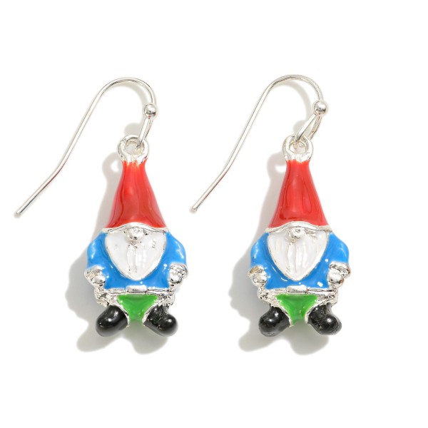 Garden Gnome Drop Earrings 

- Approximately 1.25" L