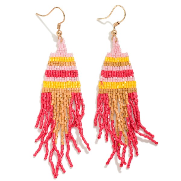 Wholesale seed Bead Tassel Drop Earring L