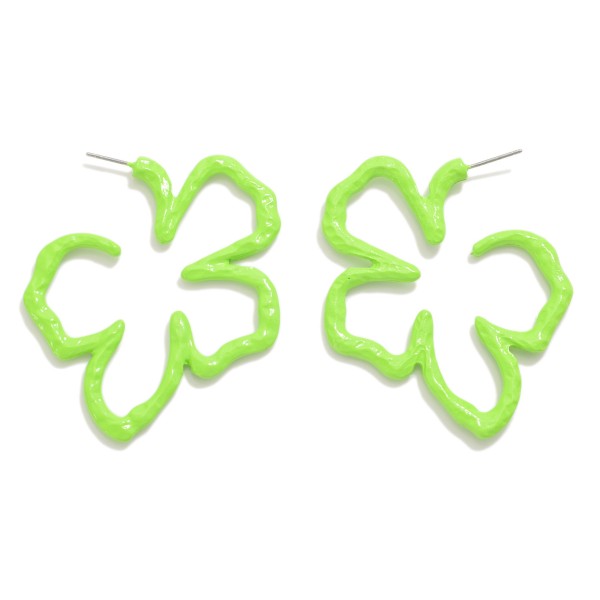 Wholesale metal Flower Drop Earrings L