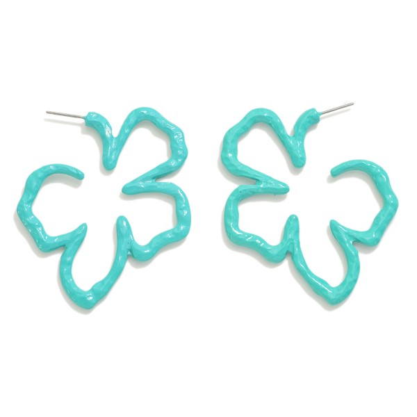 Wholesale metal Flower Drop Earrings L
