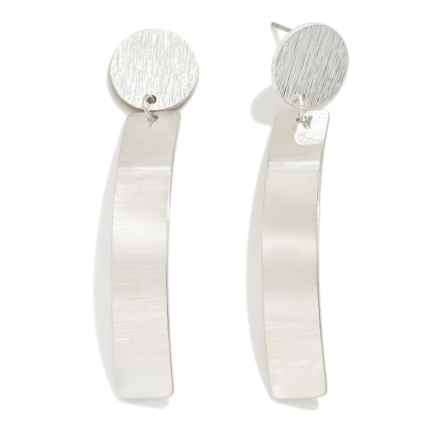 Arched Rectangular Drop Earrings

- Approximately 2.25" L