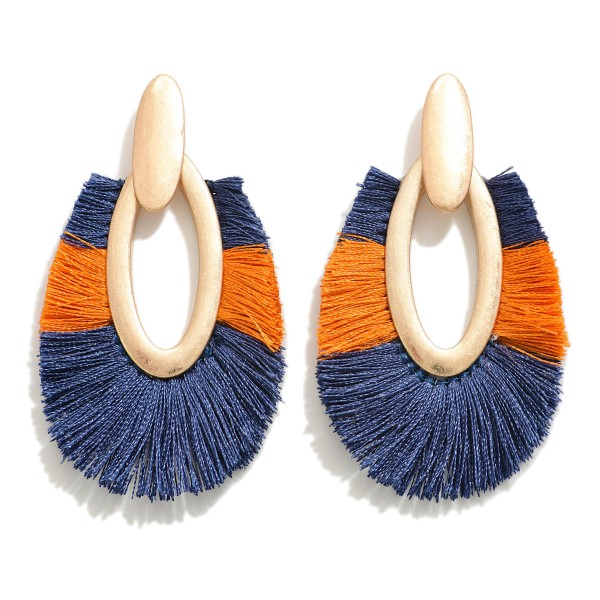 Wholesale two GameDay Tassel Drop Earring L