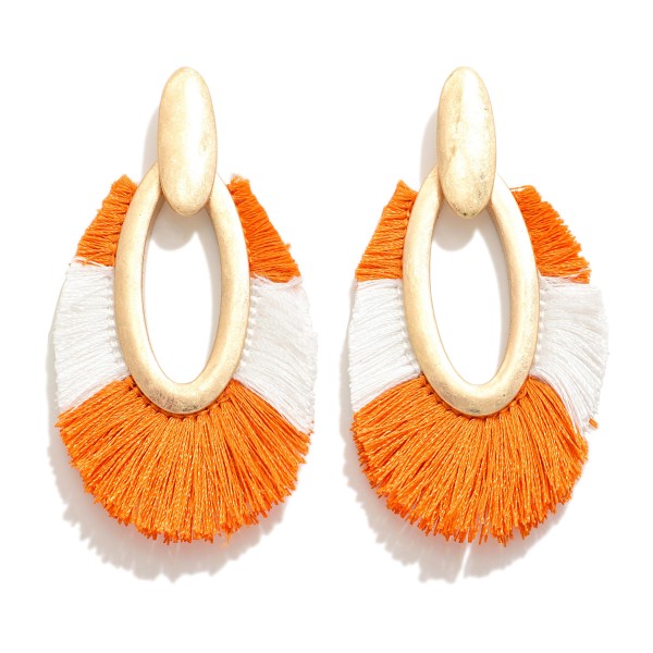Wholesale two GameDay Tassel Drop Earring L