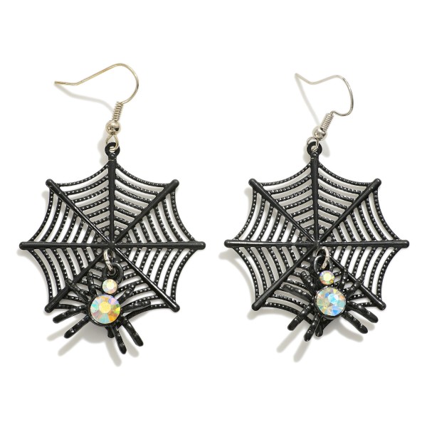 Wholesale halloween Spider Web Drop Earring L