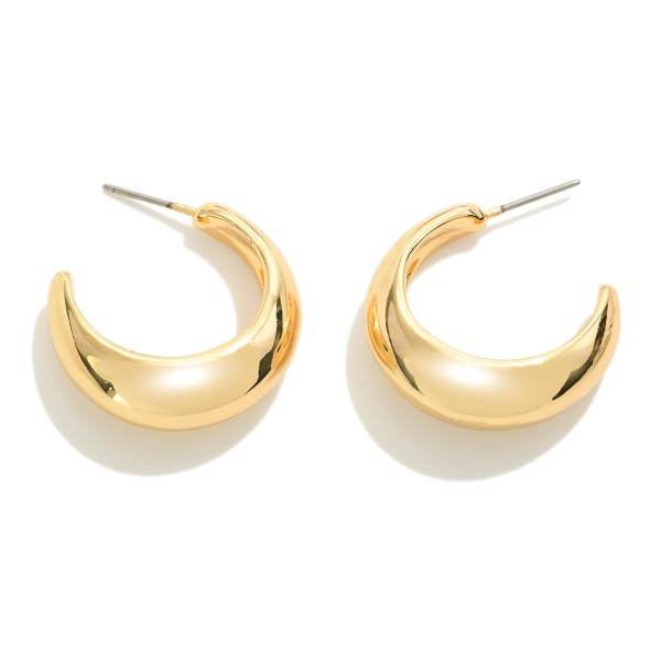Wholesale tapered Metal Hoop Earrings D