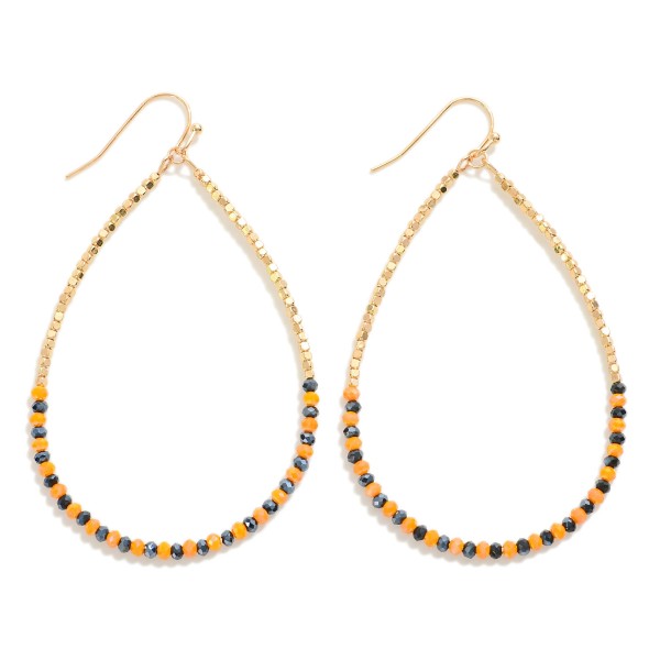 Wholesale long Dainty Beaded Teardrop Earrings L