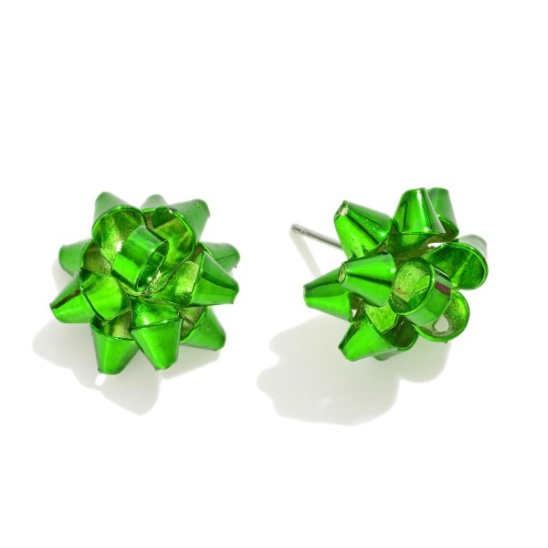 Wholesale metal Bow Stud Earrings L