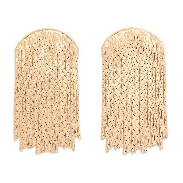 Wholesale metal Arch Tassel Drop Earring L