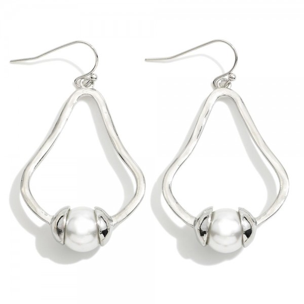 Wholesale metal Drop Earring Pearl Detail L