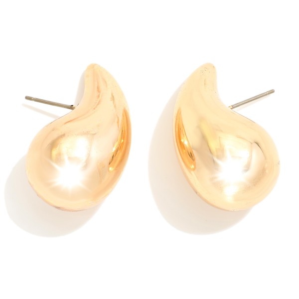 Wholesale metal Teardrop Post Drop Earrings Hypoallergenic Titanium Posts L