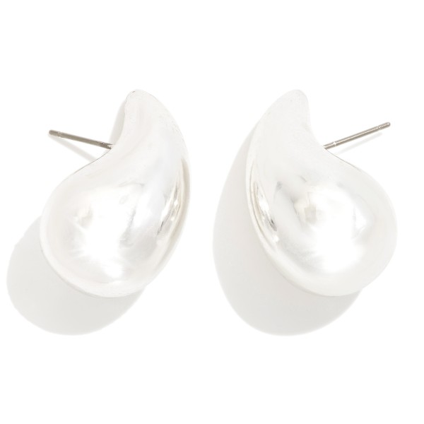 Wholesale metal Teardrop Post Drop Earrings Hypoallergenic Titanium Posts L