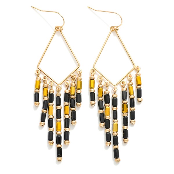 Wholesale metal Beaded Chandelier Drop Earrings L