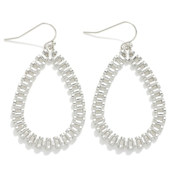 Wholesale chain Link Teardrop Drop Earrings L