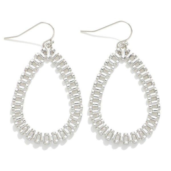 Wholesale chain Link Teardrop Drop Earrings L