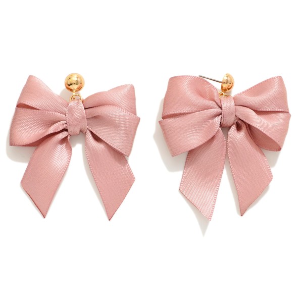 Wholesale bow Post Drop Earrings L