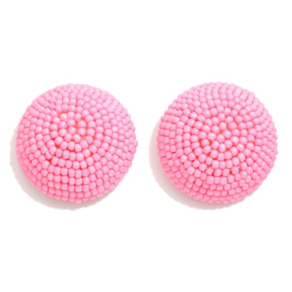 Wholesale oversized Beaded Cluster Stud Earrings D