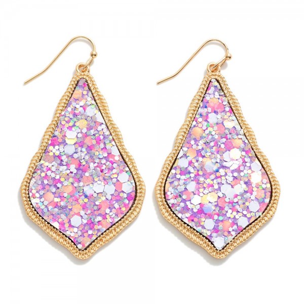 Wholesale glitter Teardrop Drop Earrings L