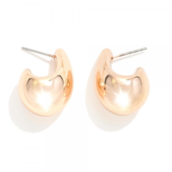 Wholesale metal Teardrop Hoop Earrings D