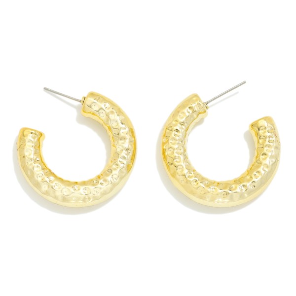 Wholesale textured Hoop Earrings D